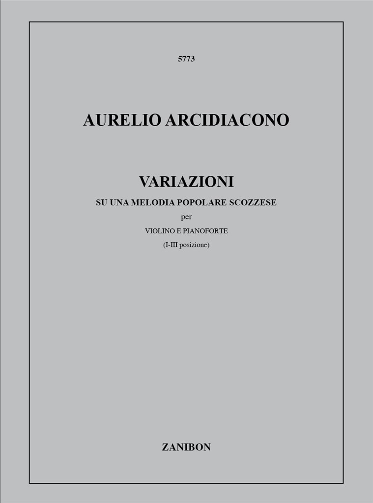 Variazioni su una melodia popolare scozzese